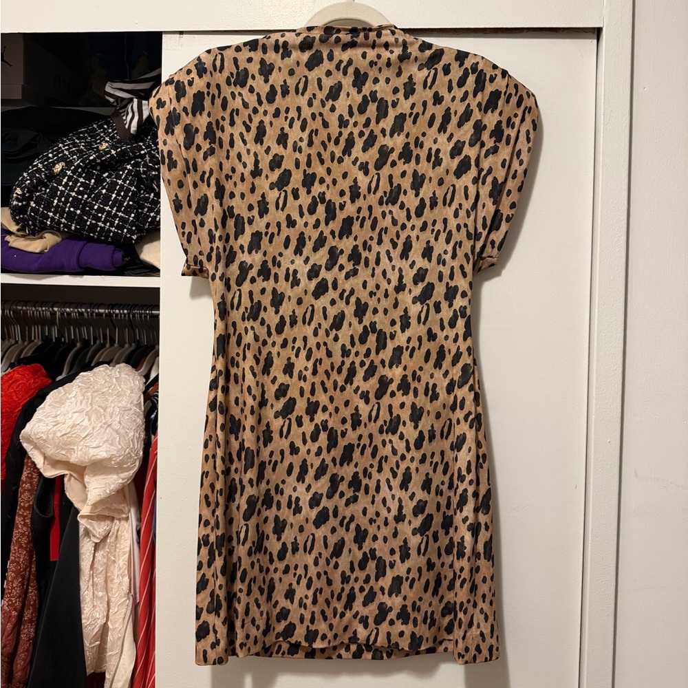 Adorable Zara mini dress with padded shoulder